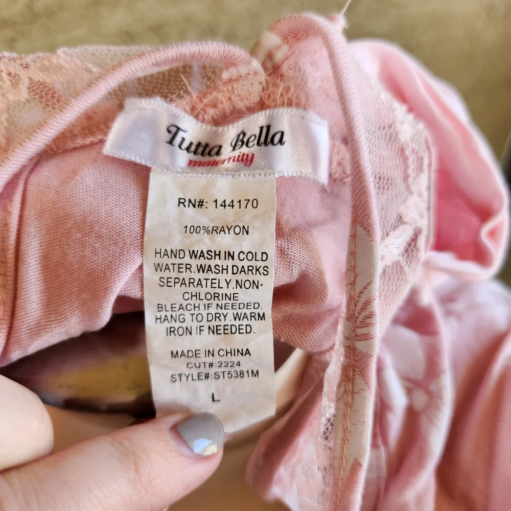 Tutta Bella pink bow tank top - Picture 4 of 4
